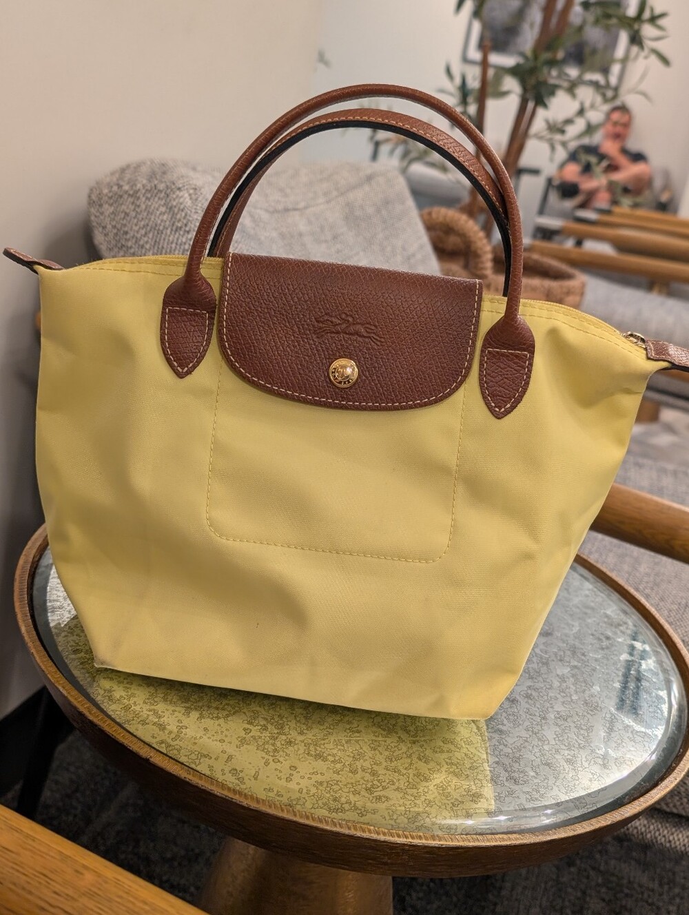 Longchamp Le Pliage Original Top-Handle Bag - Yellow